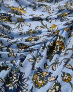 Veronica Beard Sylviani Floral Midi Dress - Ice Blue Multi