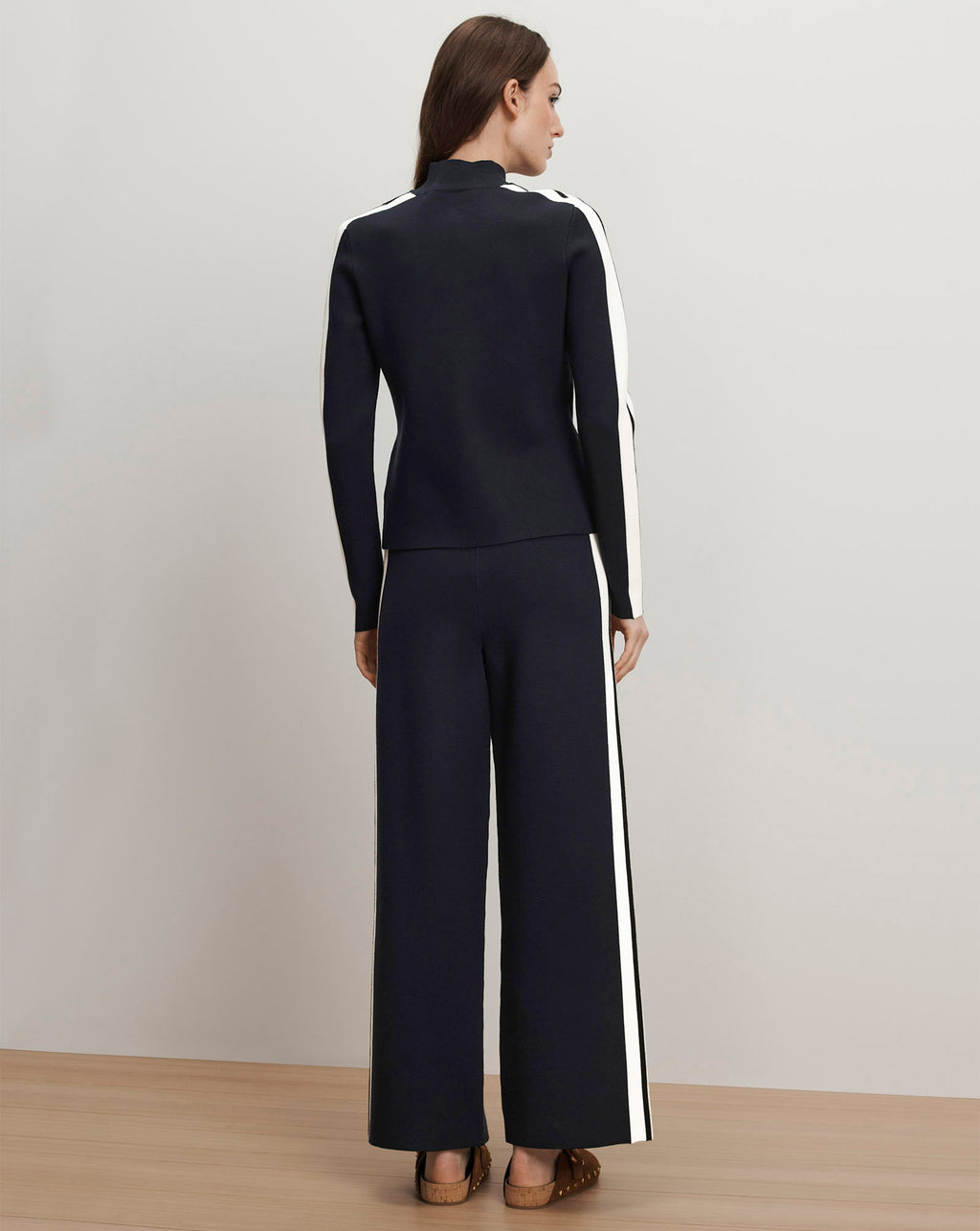 Veronica Beard Asante Knit Pullover - Navy