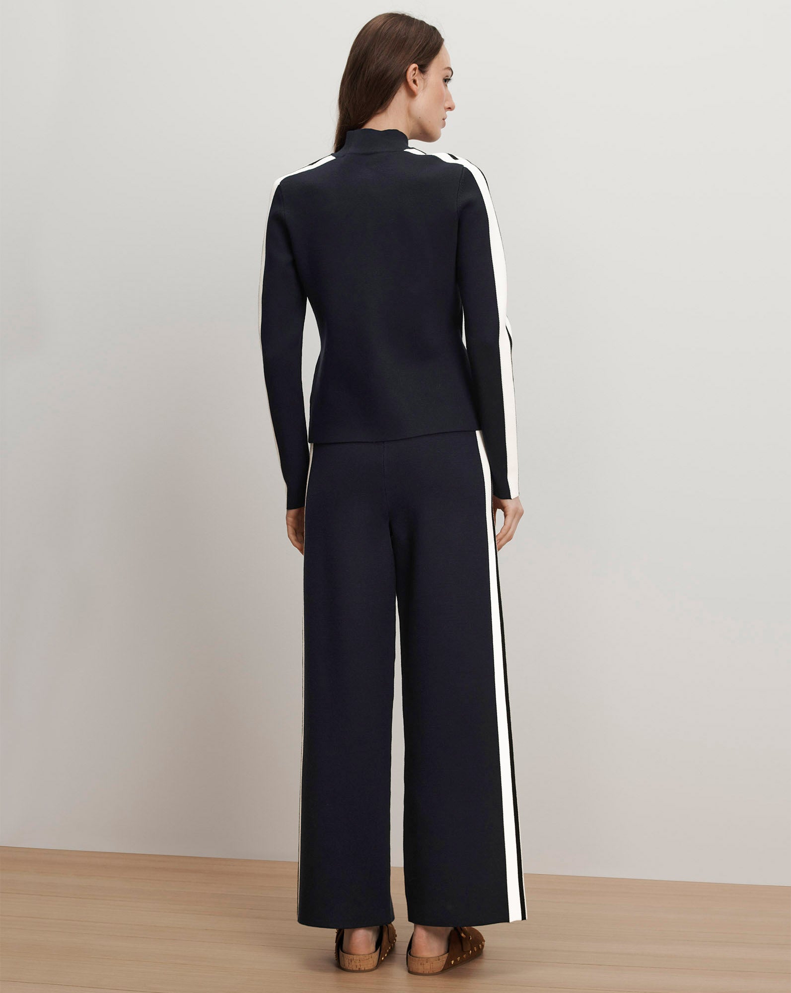Veronica Beard Asante Knit Pullover - Navy