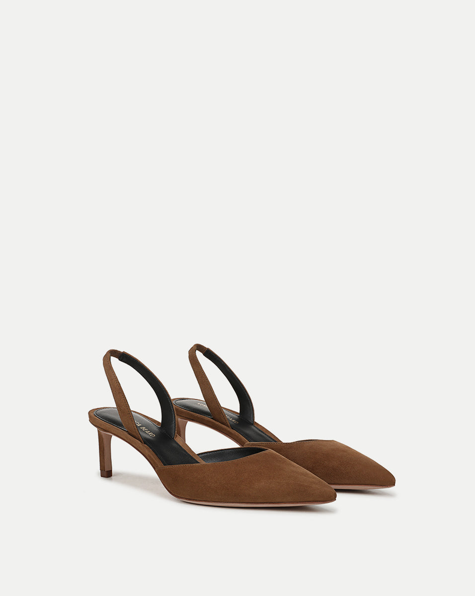 Veronica Beard Caroline Suede Slingback Pump - Hazelwood