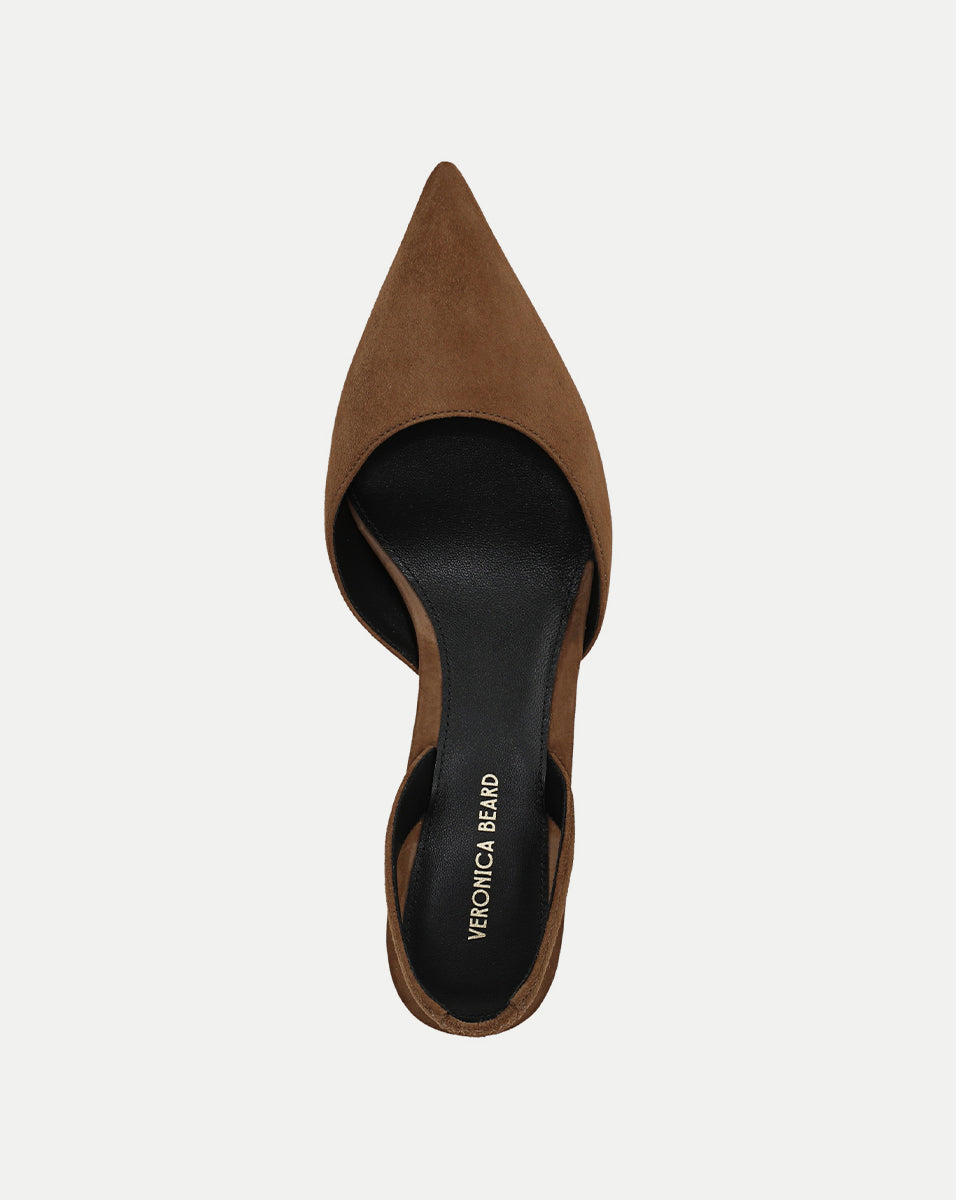 Veronica Beard Caroline Suede Slingback Pump - Hazelwood