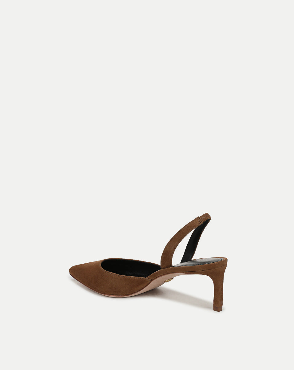Veronica Beard Caroline Suede Slingback Pump - Hazelwood