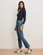 Veronica Beard Carson Kick-Flare Jean - French Kiss