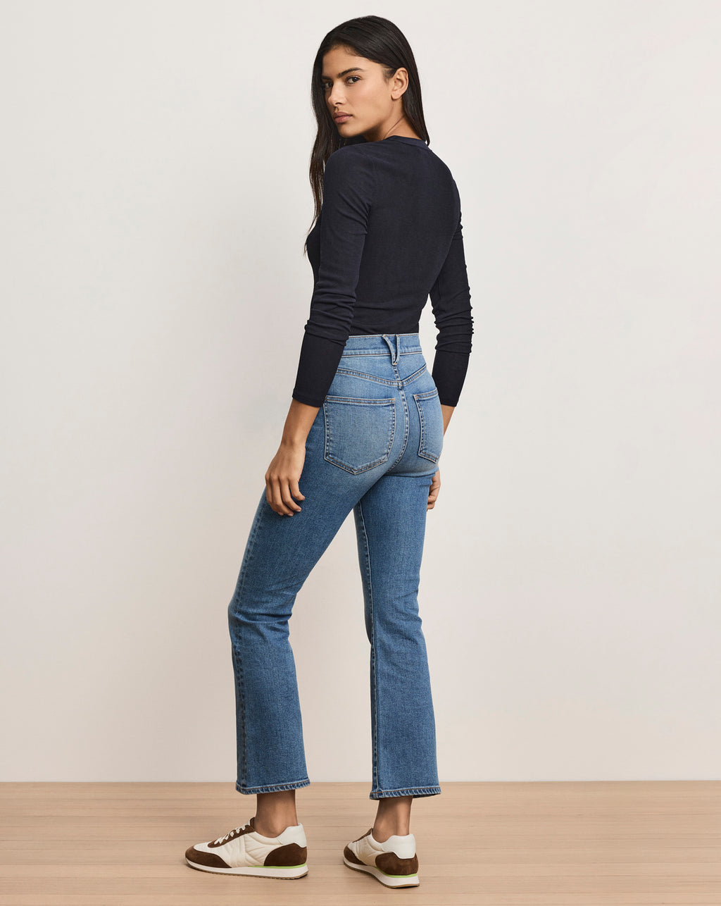 Veronica Beard Carson Kick-Flare Jean - French Kiss