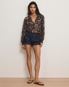 Veronica Beard Elijah Denim Short - Indigo Rinse