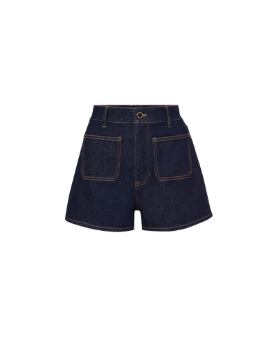 Veronica Beard Elijah Denim Short - Indigo Rinse