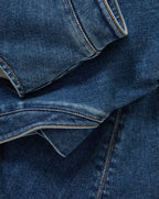 Veronica Beard Imara Denim Mini Dress - Dark Bright Blue