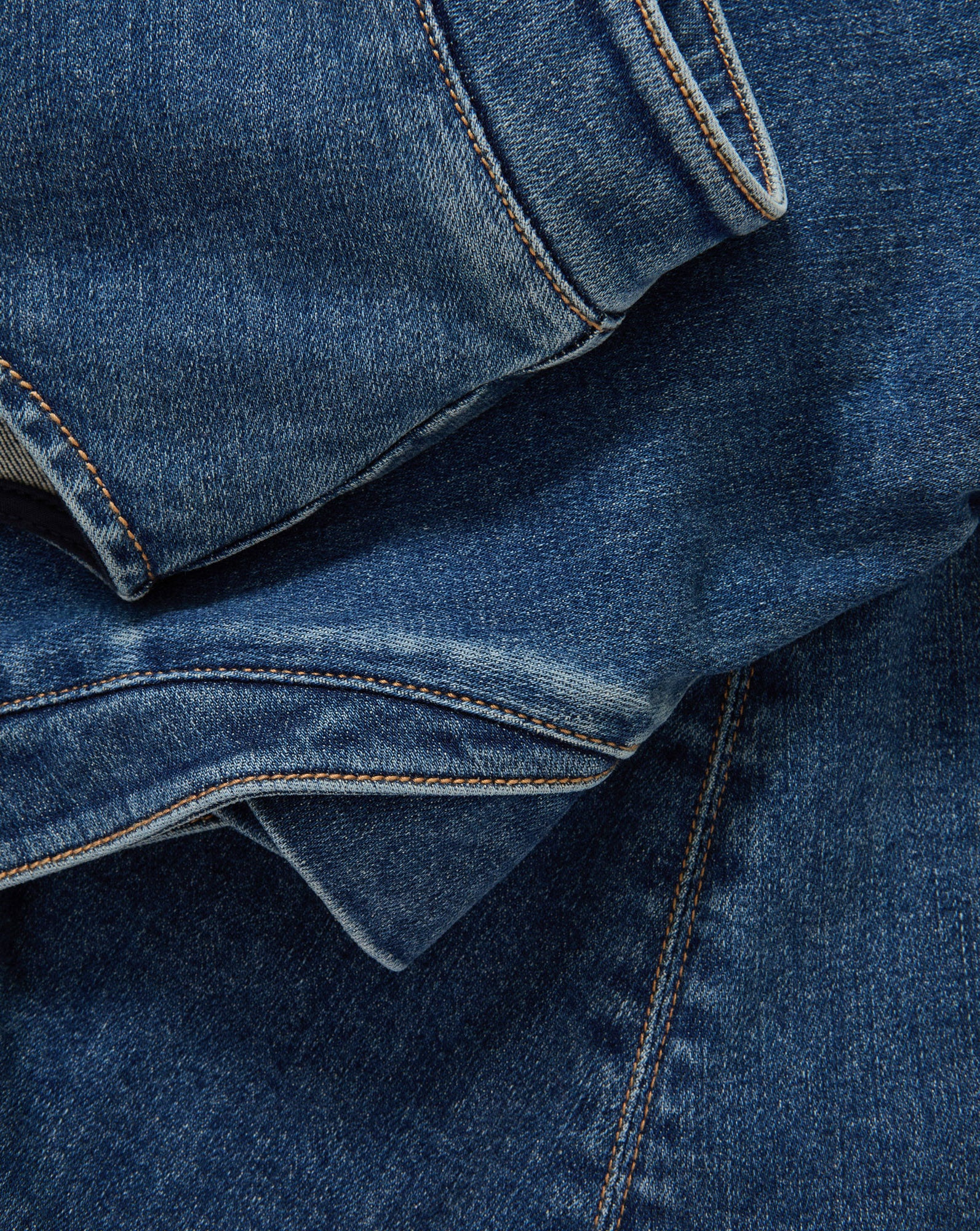 Veronica Beard Imara Denim Mini Dress - Dark Bright Blue