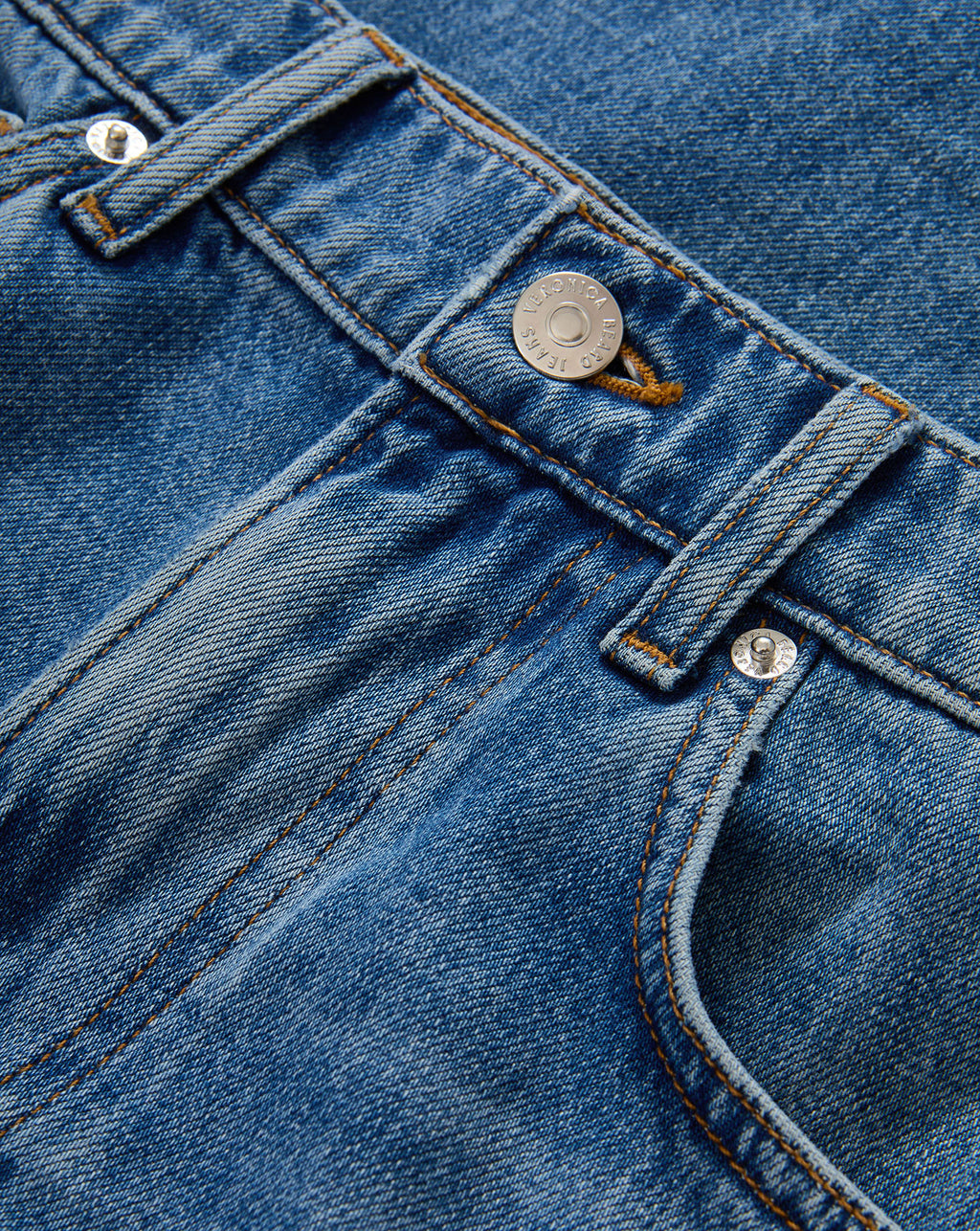 Veronica Beard Kasey Wide-Leg Jean - Bright Lakeshore