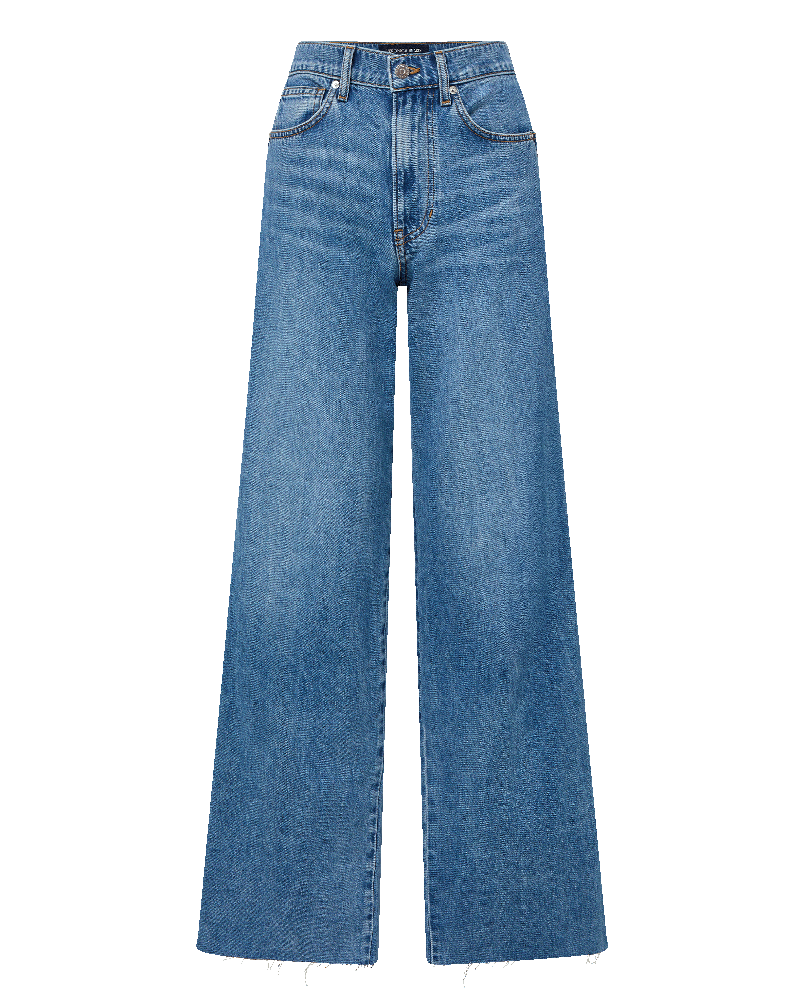 TWW デニム denim 2(g+c) XS/S washed-blue Kasey Wide-Leg Jean in Blue Wash Denim Bright Lakeshore | Veronica