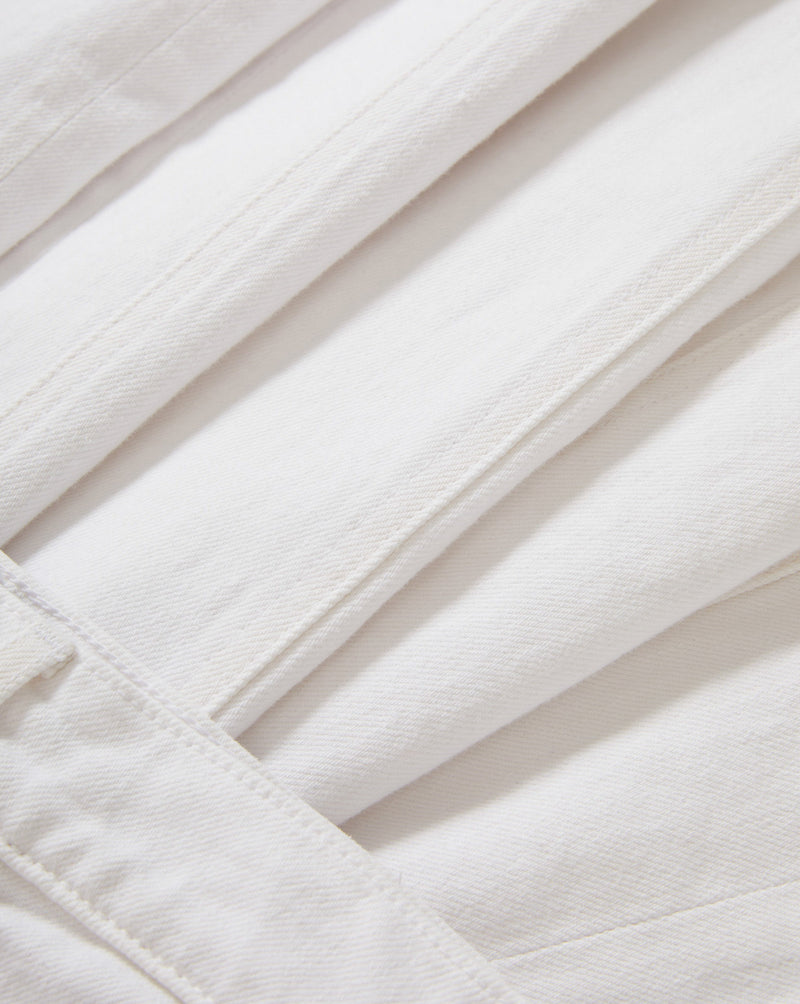 Veronica Beard Vicki Extra-Wide-Leg Jean - White