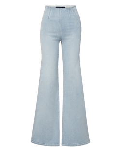 Veronica Beard Joplin Off-Duty Flare Jean - Pale Stone