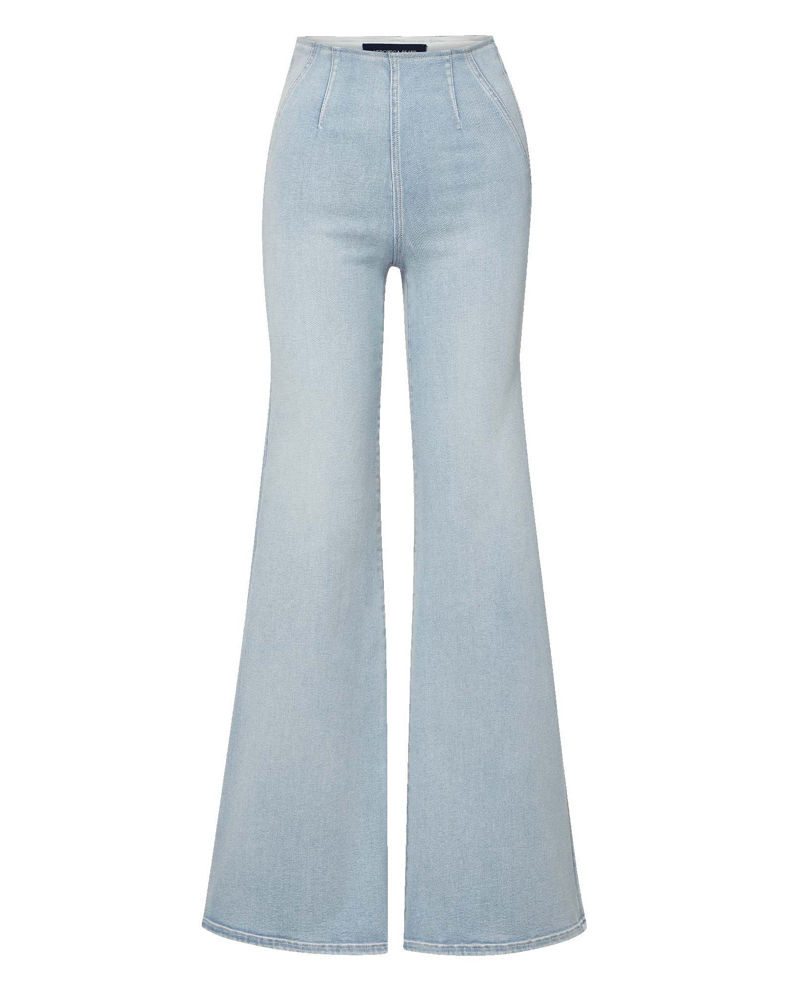 Veronica Beard Joplin Off-Duty Flare Jean - Pale Stone