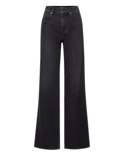 Veronica Beard Kasey Wide-Leg Jean - Washed Onyx