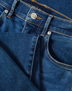 Veronica Beard Crosbie Slim Wide-Leg Jean - Bright Blue