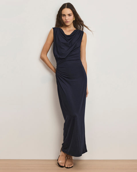 Veronica Beard Kerilyn Maxi Dress - Navy
