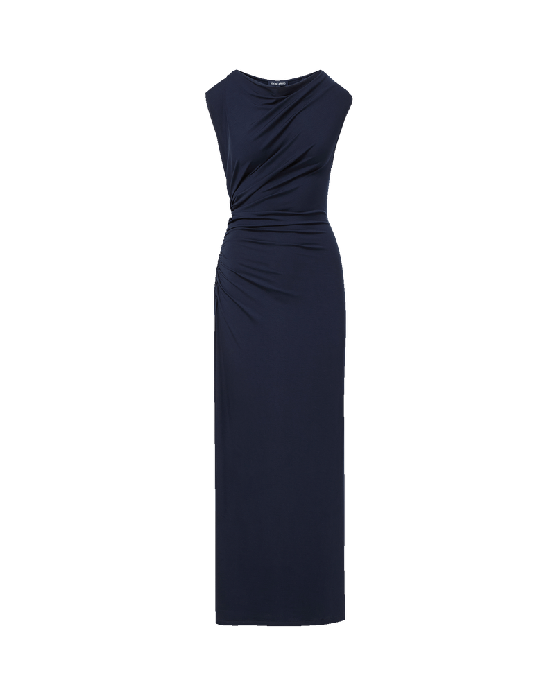 veronica beard halter dress Ayanna Halter Maxi Dress in Black Paisley Multi