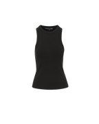 Veronica Beard Jordyn Cropped Tank Top - Black