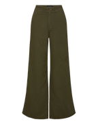 Veronica Beard Kasey Wide-Leg Pant - Army