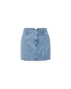 Veronica Beard Marquita Mini Skirt - Silver Dust