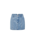 Veronica Beard Marquita Mini Skirt - Silver Dust