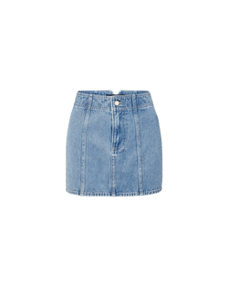 Veronica Beard Marquita Mini Skirt - Silver Dust
