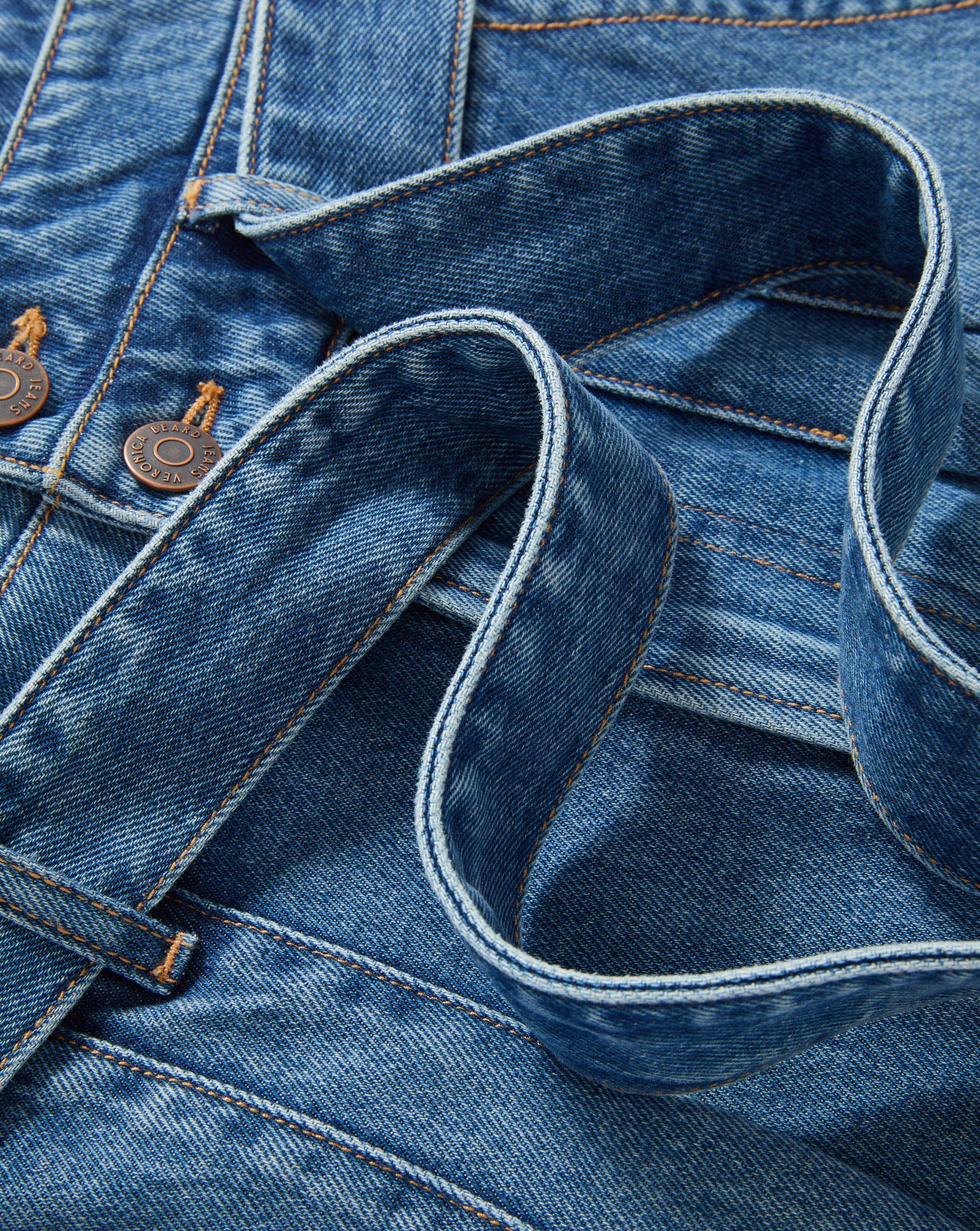 Jaylen Denim Short in Medium Wash Serendipity | Veronica Beard