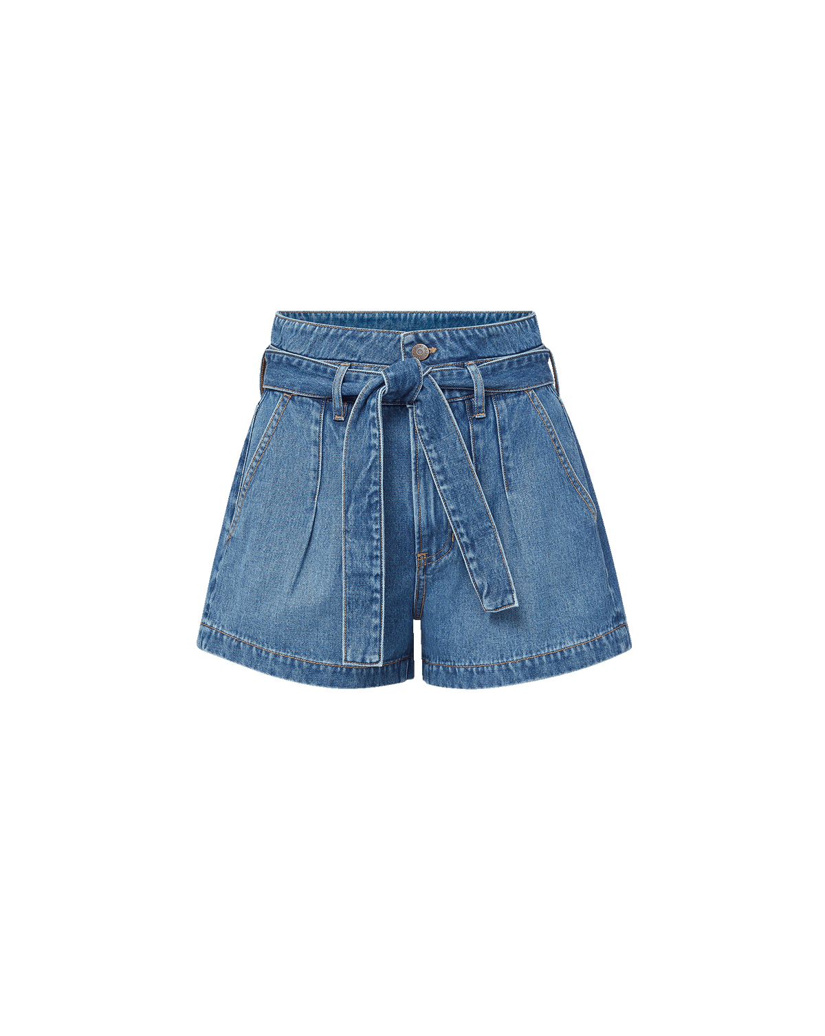 Jaylen Denim Short in Medium Wash Serendipity | Veronica Beard