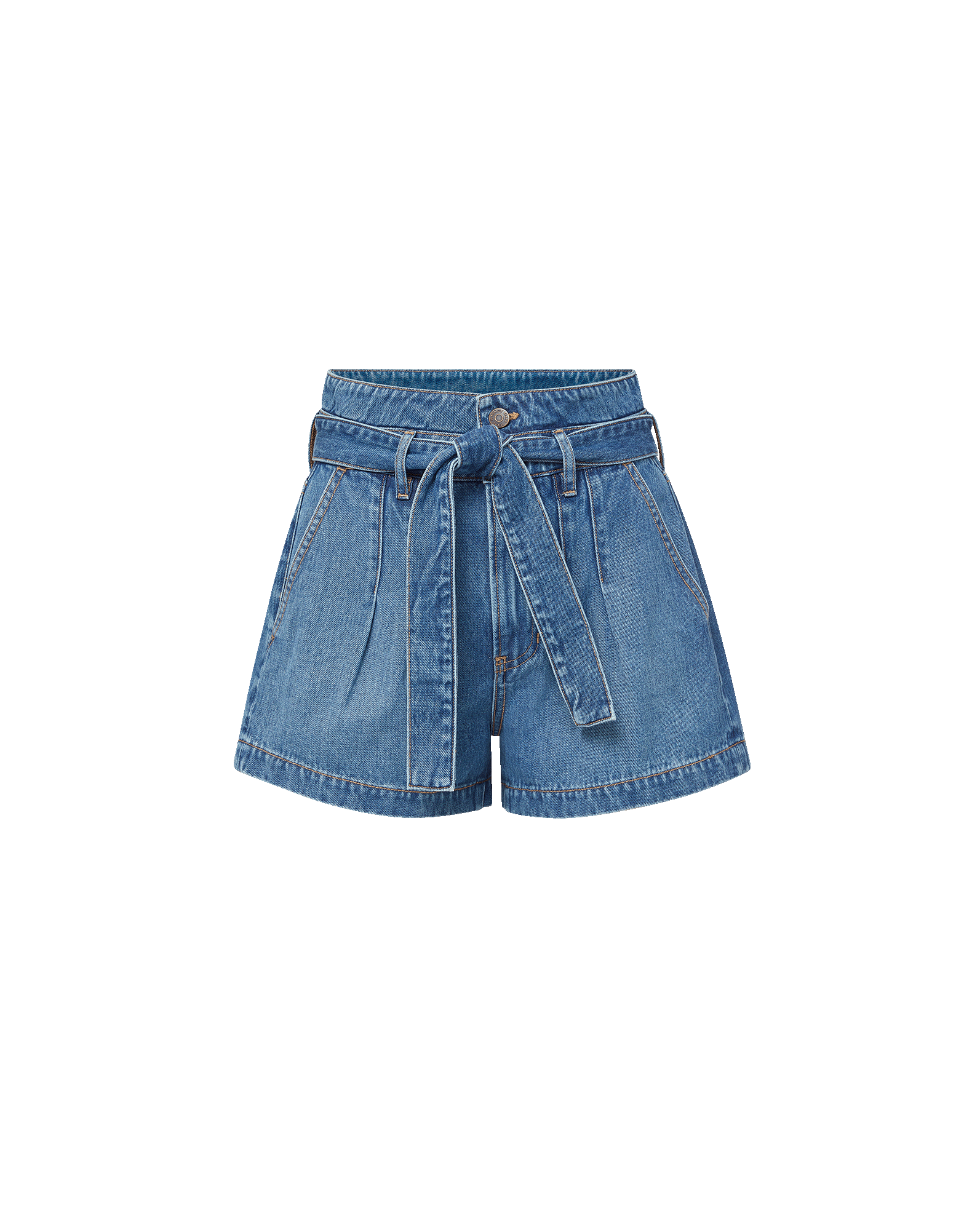 Jaylen Denim Short in Medium Wash Serendipity | Veronica Beard