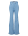 Veronica Beard Crosbie Flap-Pocket Slim Wide-Leg Jean Bayside
