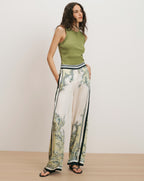 Veronica Beard Jordyn Cropped Tank Top - Cactus