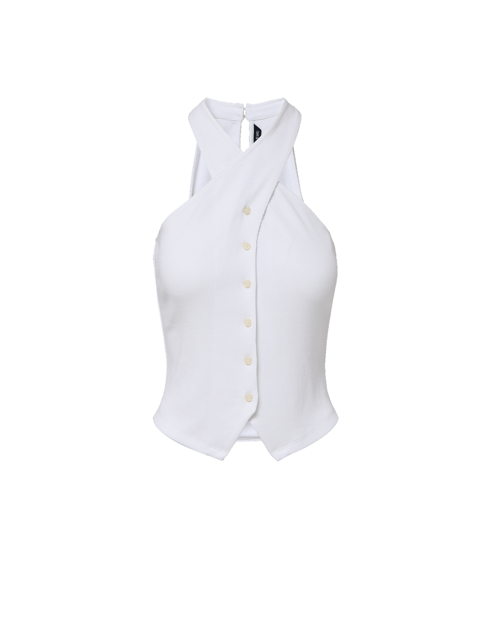 Veronica Beard Thea Halter Top - White