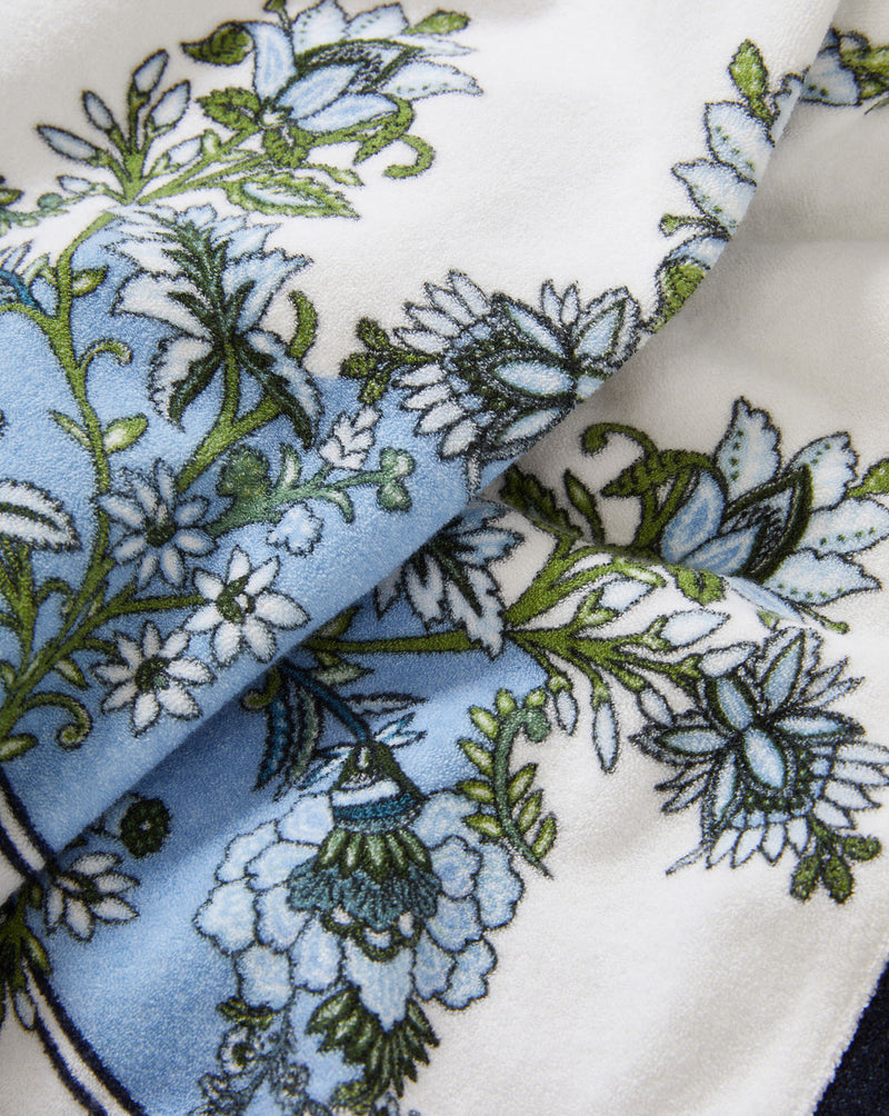 Veronica Beard Tijana Terry Short - Blue Jay Multi