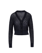 Veronica Beard Ingraham Linen Cardigan - Navy