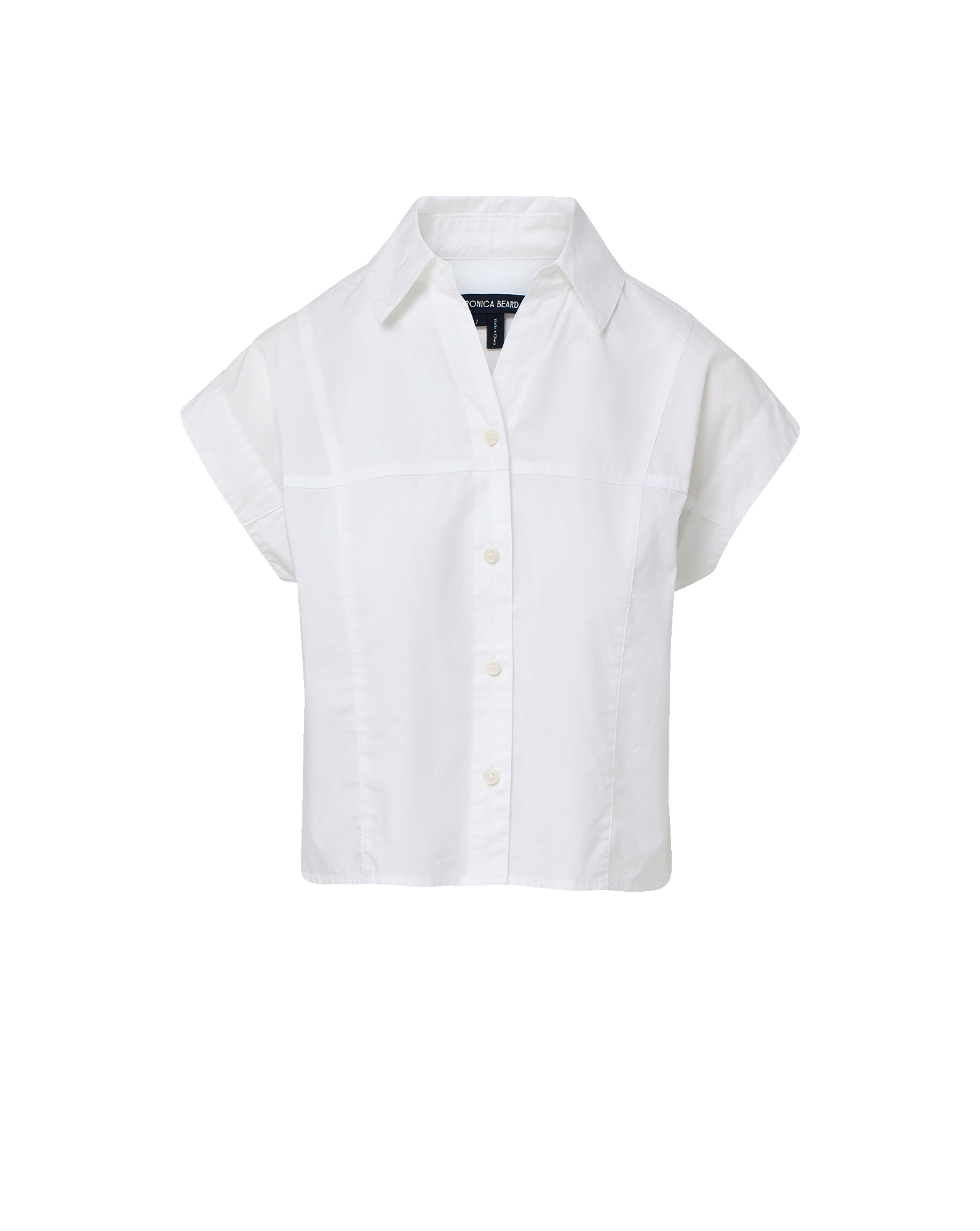 Veronica Beard Nestor Button-Down Shirt - White