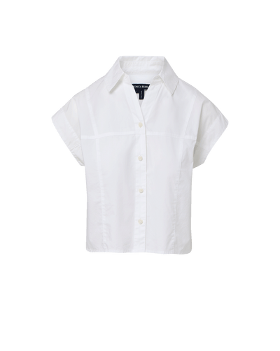 Veronica Beard Nestor Button-Down Shirt - White