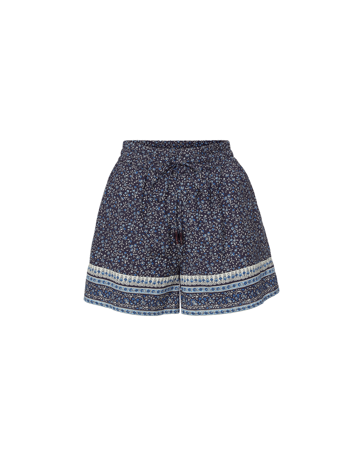Vilvaldi Floral Short in Navy Multi | Veronica Beard