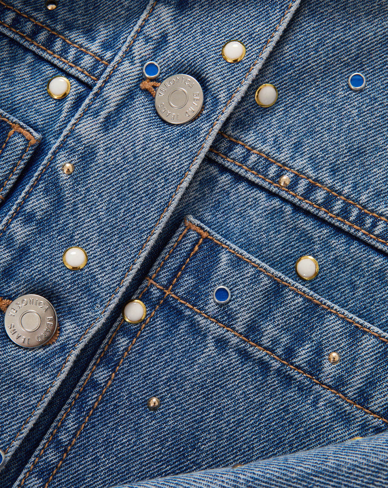 Veronica Beard Lowry Embellished Jacket - Amethyst Frost 