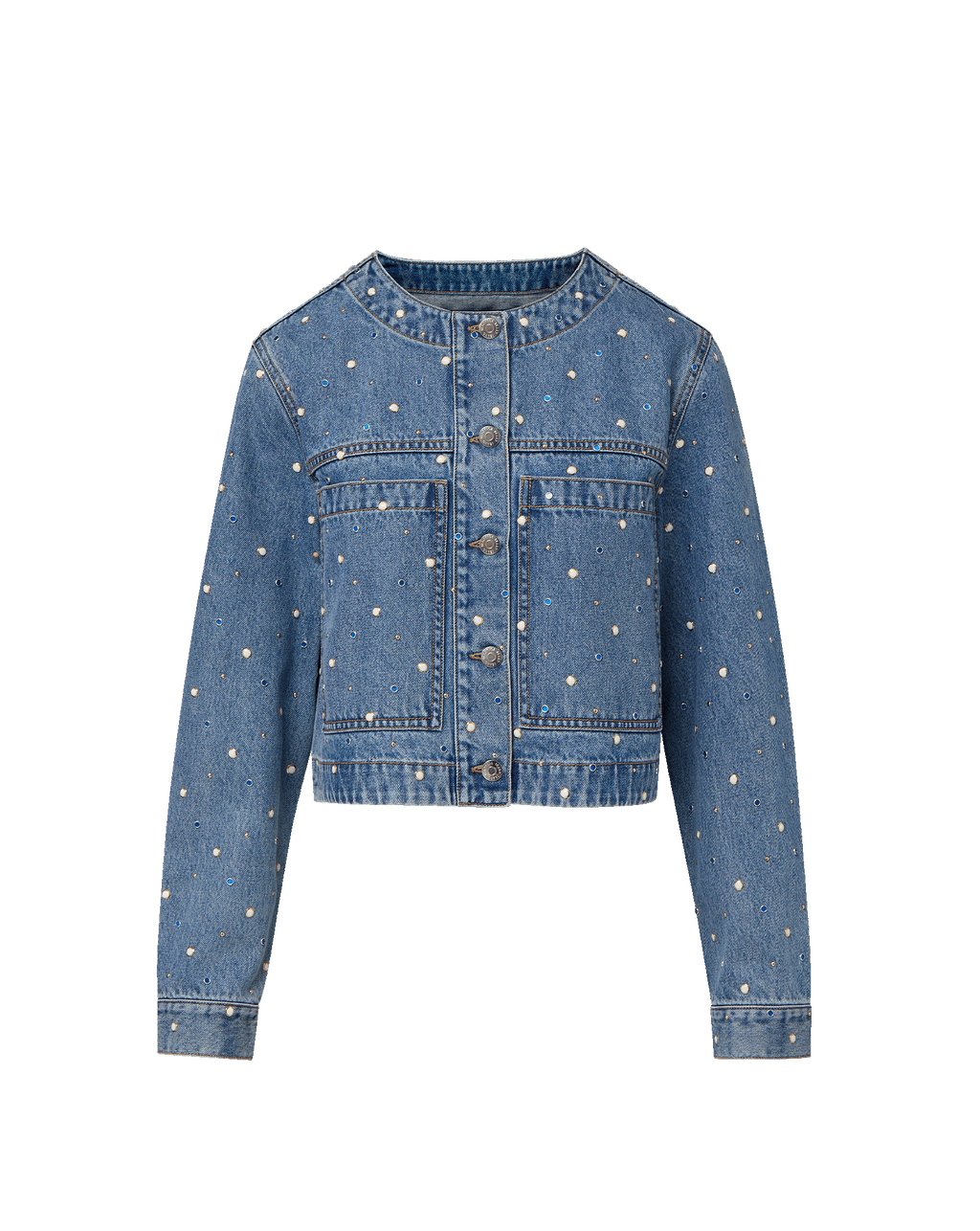 Veronica Beard Lowry Embellished Jacket - Amethyst Frost 