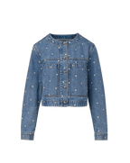 Veronica Beard Lowry Embellished Jacket - Amethyst Frost 