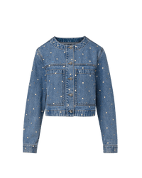 Veronica Beard Lowry Embellished Jacket - Amethyst Frost 