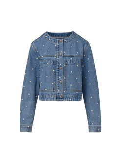 Veronica Beard Lowry Embellished Jacket - Amethyst Frost 