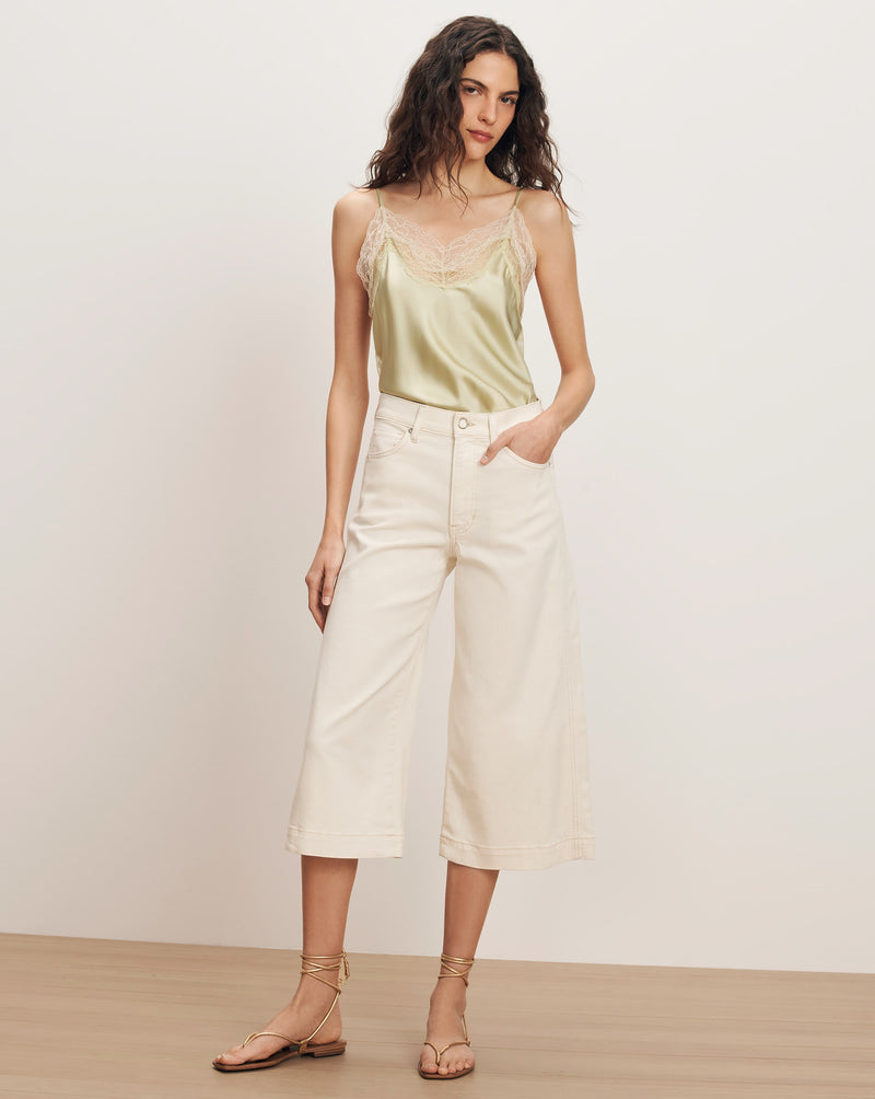 Veronica Beard Marlowe Culotte - Ecru