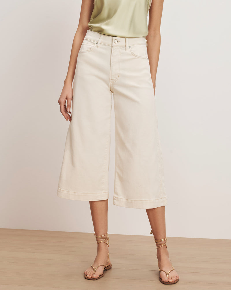 Veronica Beard Marlowe Culotte - Ecru