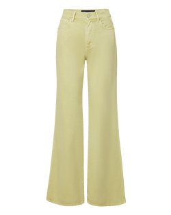 Veronica Beard Kasey Wide-Leg Jean - Pistachio