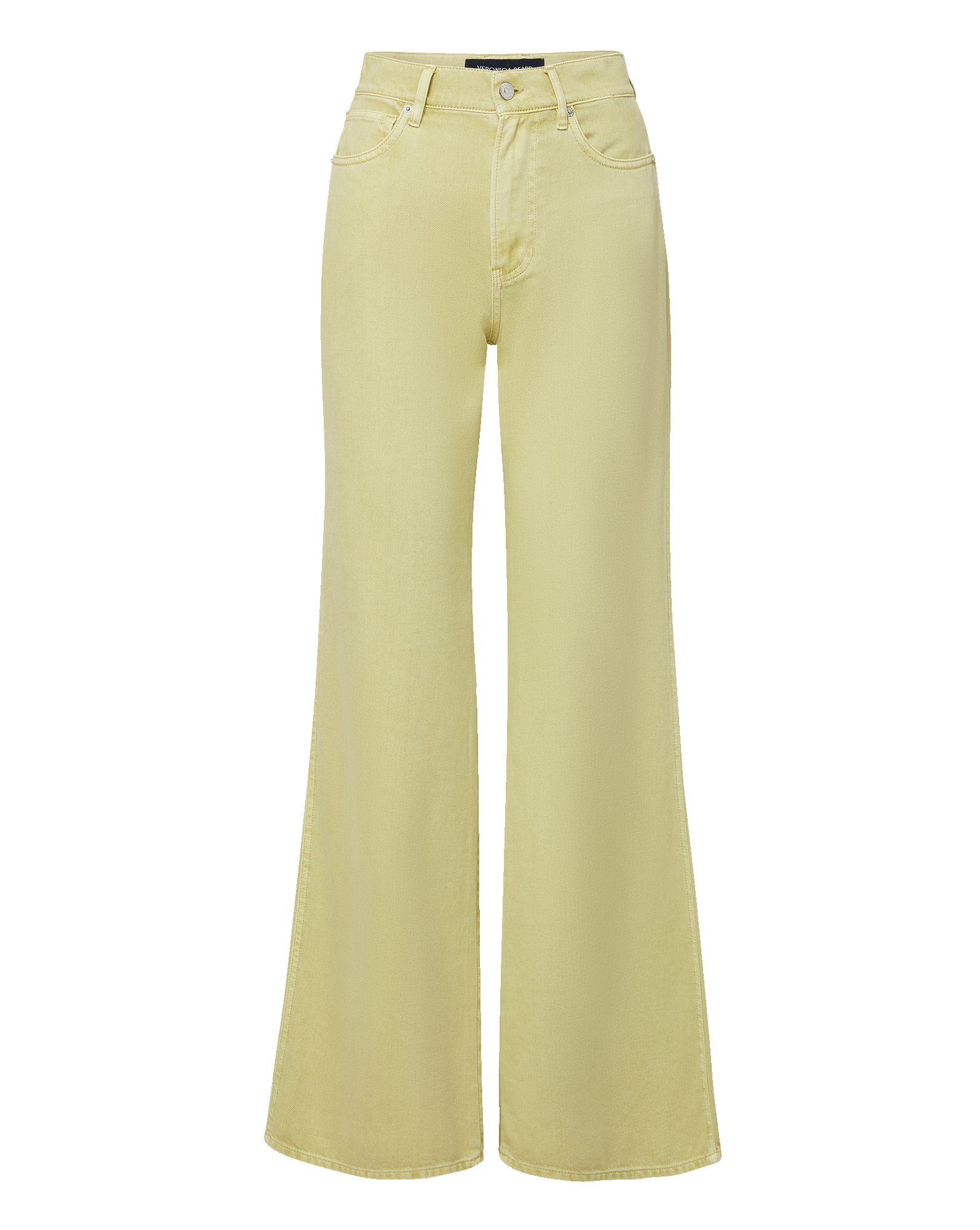 Kasey Wide-Leg Jean in Pistachio | Veronica Beard