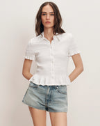 Veronica Beard Ellisandra Top - White