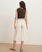 Veronica Beard Otessa Top - Dark Mocha