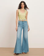 Veronica Beard Birke Scoopneck Tank - Pistachio
