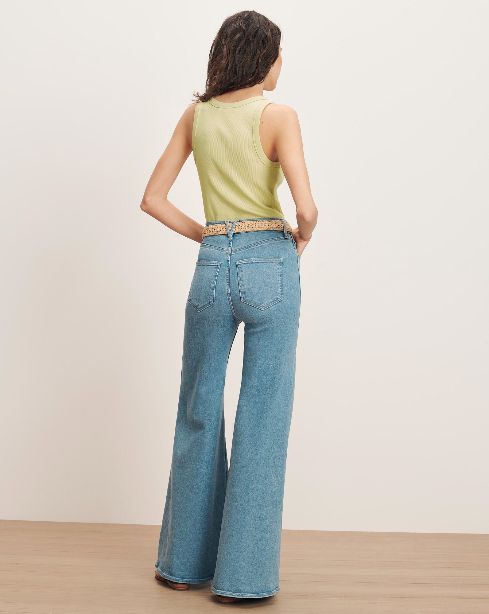 Jesse Ultra-Flare Jean in Big Splash Italian Denim | Veronica Beard
